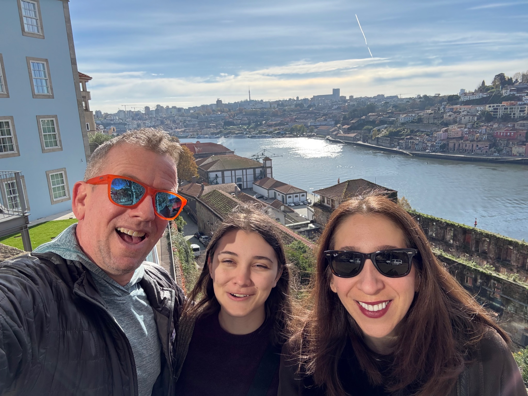 Alex, Lauren and Sam together while traveling